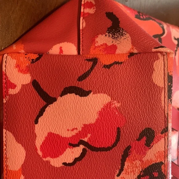 Pink floral Coach bag